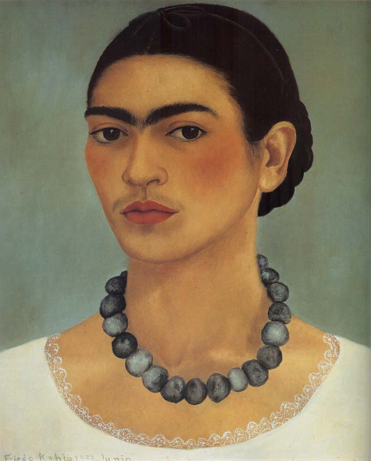 Self-Portrait with Necklace